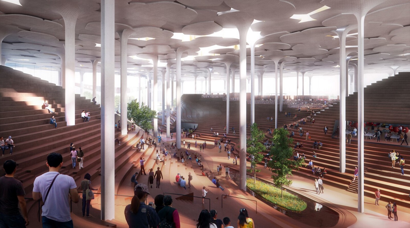 Beijing sub-center library by Snøhetta: Inspired by Forest - Sheet4