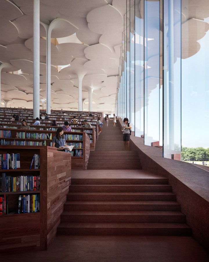 Beijing sub-center library by Snøhetta: Inspired by Forest - Sheet5