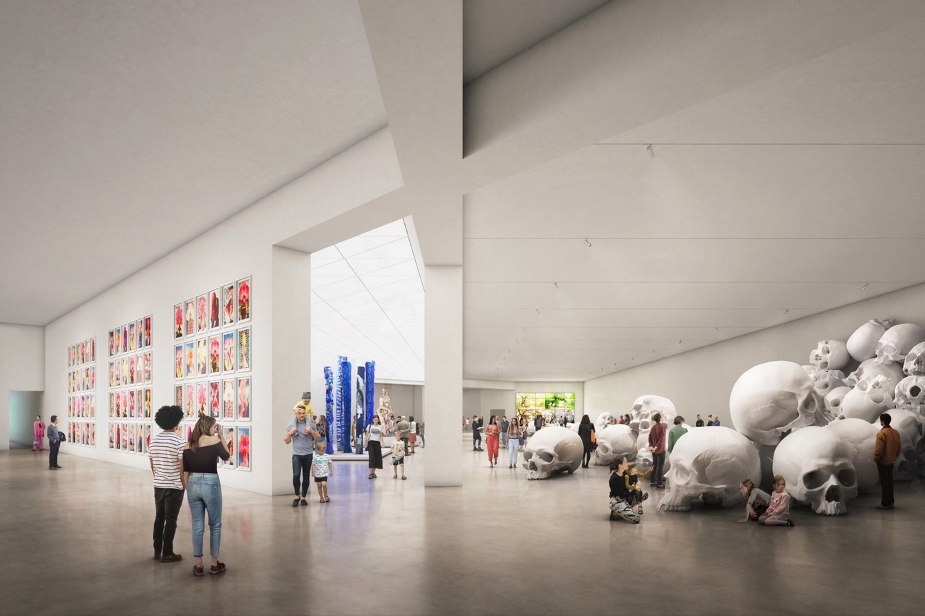Daytime render of concept design for NGV Contemporary_© Secchi Smith