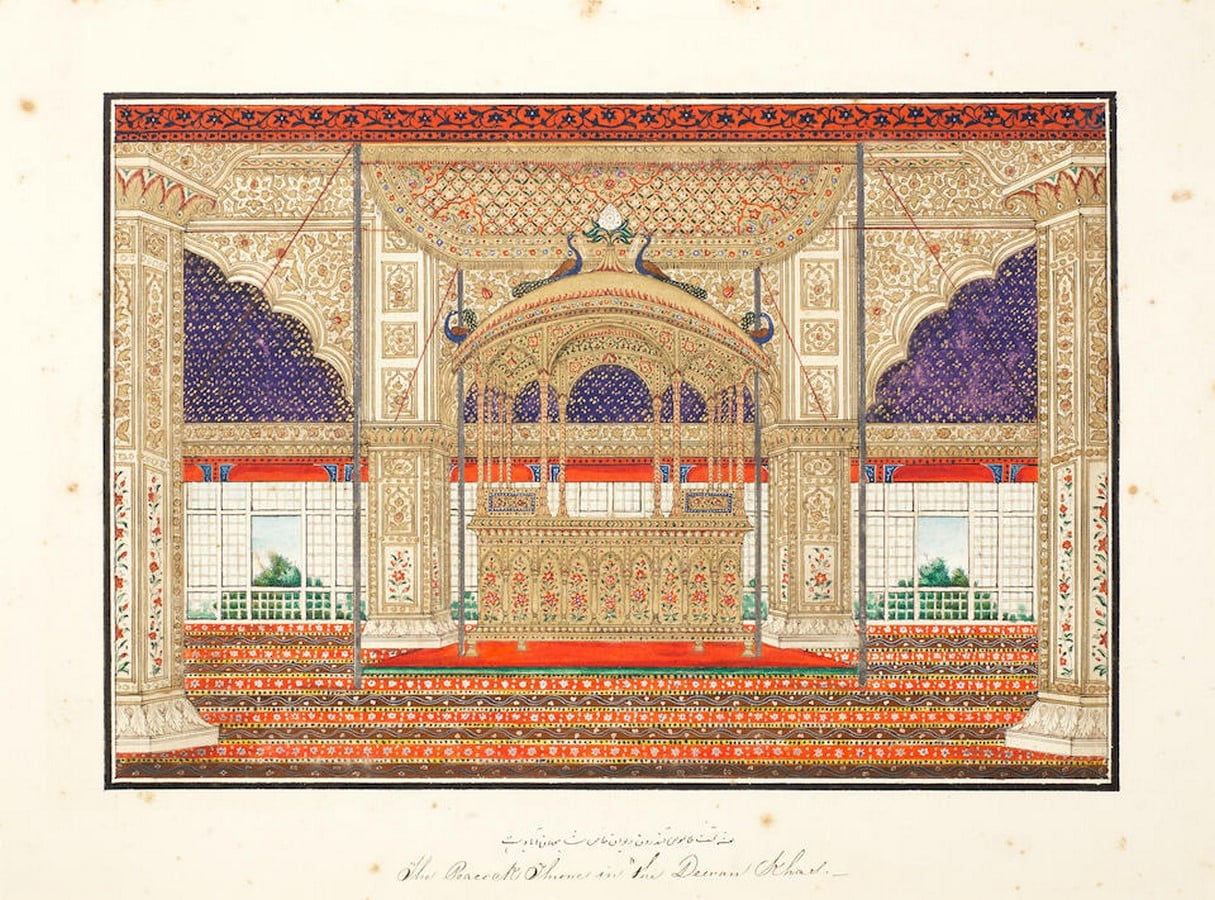 Exploring the colours of the past through the Miniature Paintings of Mughal Architecture in India - Sheet6