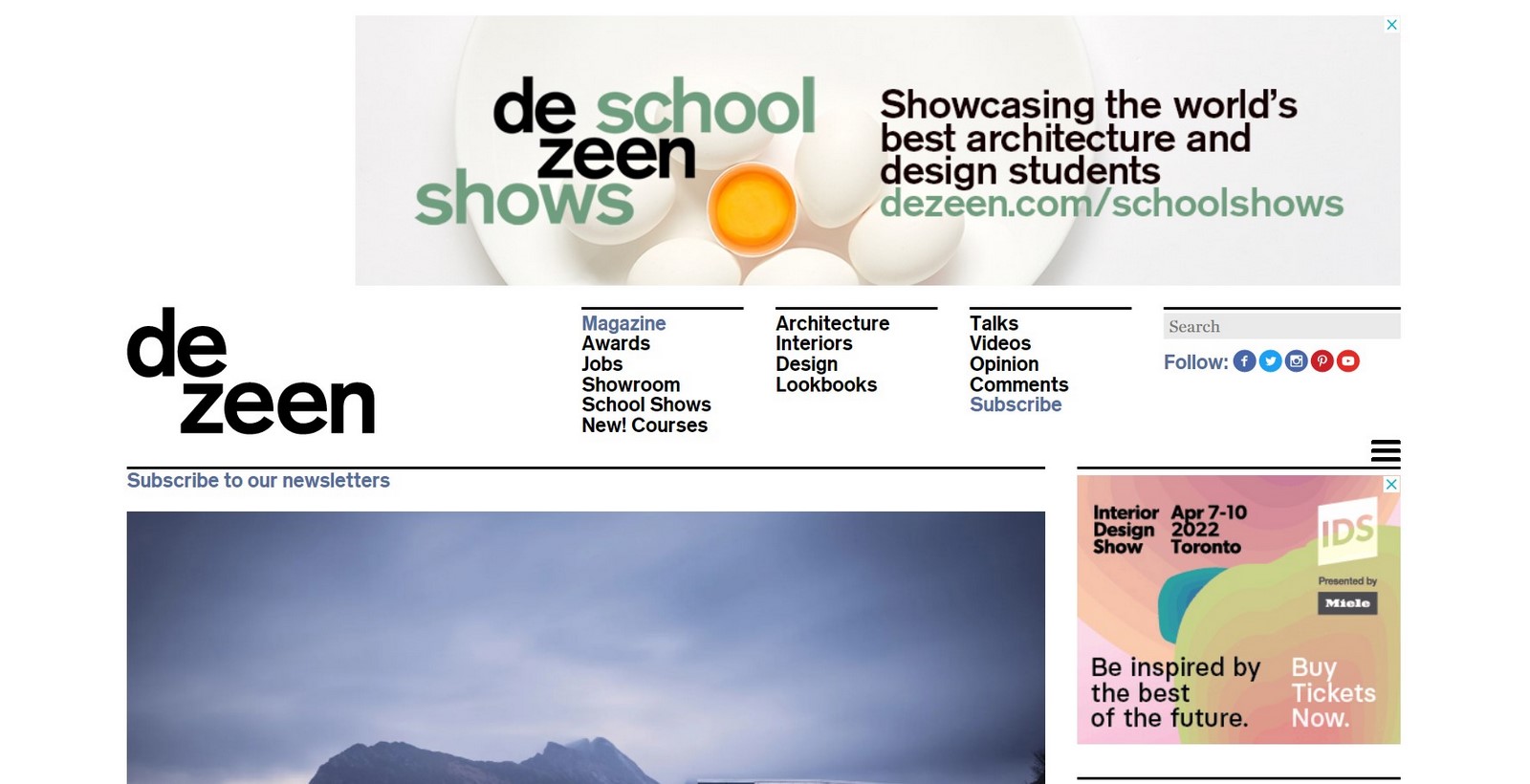 10 architectural and design newsletters everyone should follow - Sheet4
