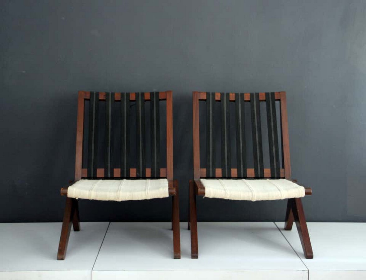 Chairs in Mahogany and Cotton_©www.1stdibs.com