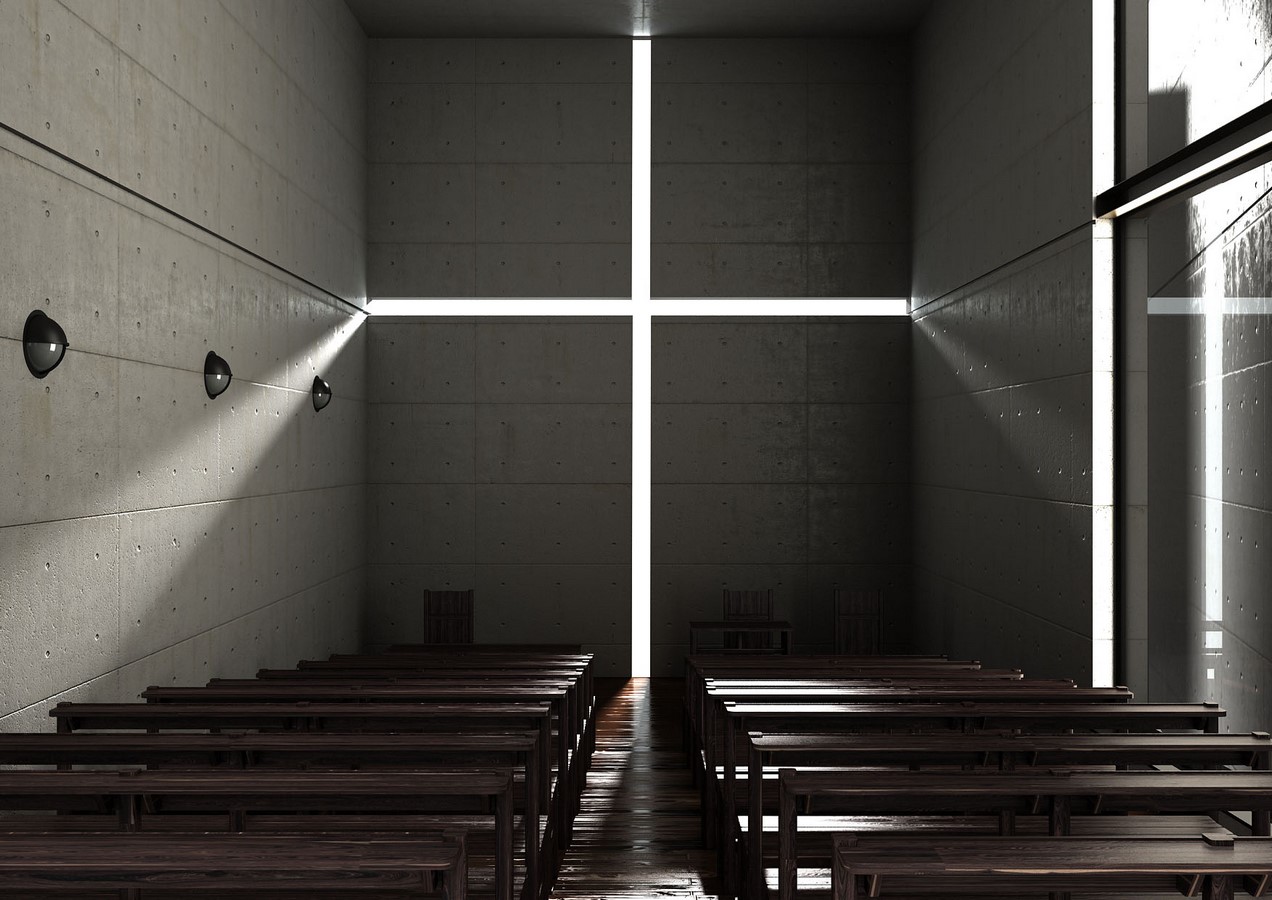 Light as a spiritual element in Church of Light_©archello