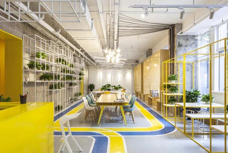 Yuanyang We+ Co-Working Space Located at The Centre of Beijing