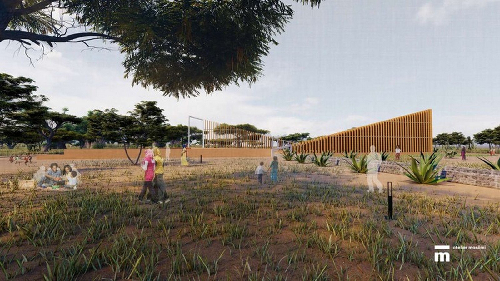 Designs for Geometric Bët-bi art museum in Senegal unveiled by Atelier Masōmī  - Sheet3