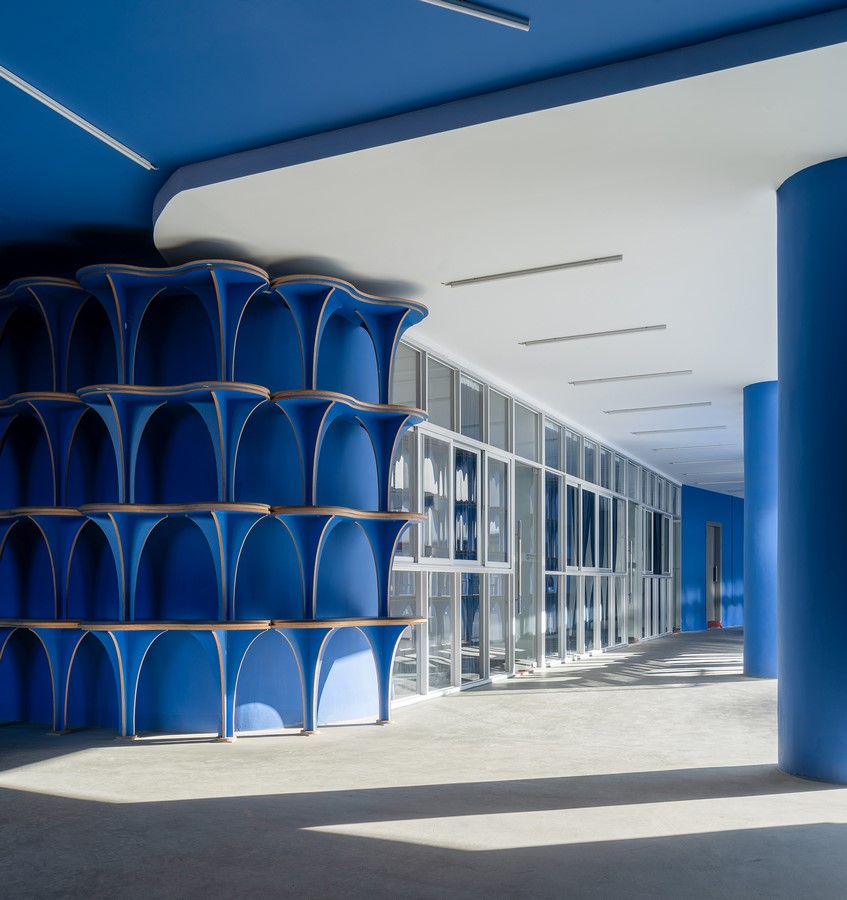 Art School in Blue & White By Various Associates - Sheet7