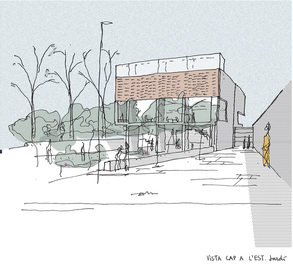 Ampliación Biblioteca Santa Oliva Olesa de Montserrat Spain By Viar Estudio - Sheet3