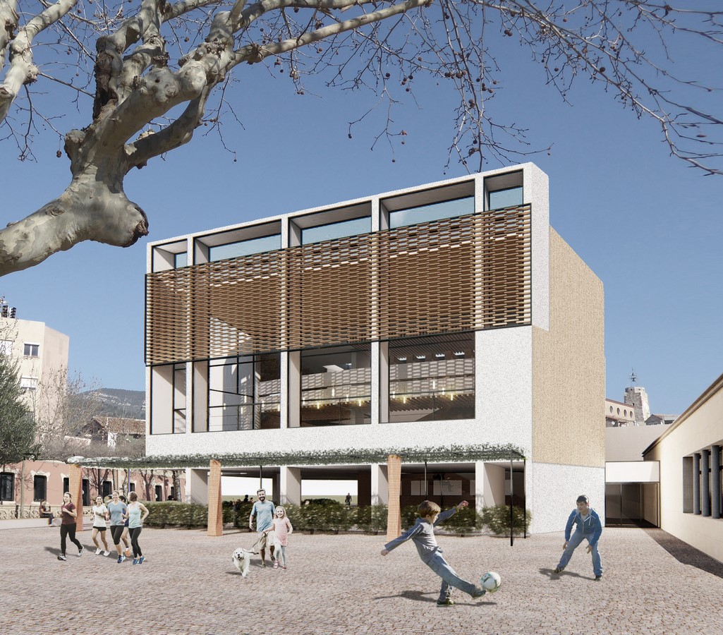 Ampliación Biblioteca Santa Oliva Olesa de Montserrat Spain By Viar Estudio - Sheet8