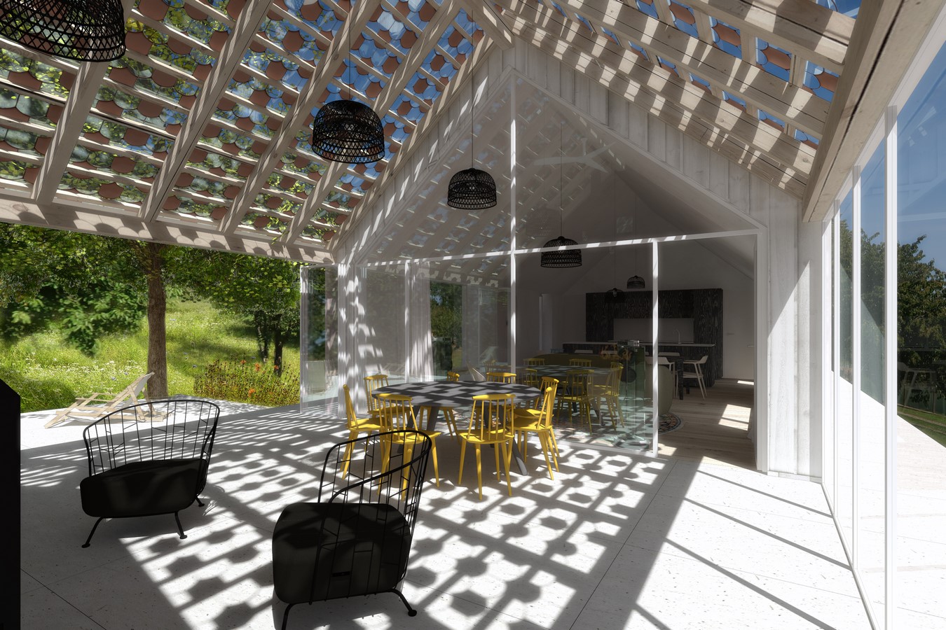 Glass Barn House By DDAANN architekti - Sheet3