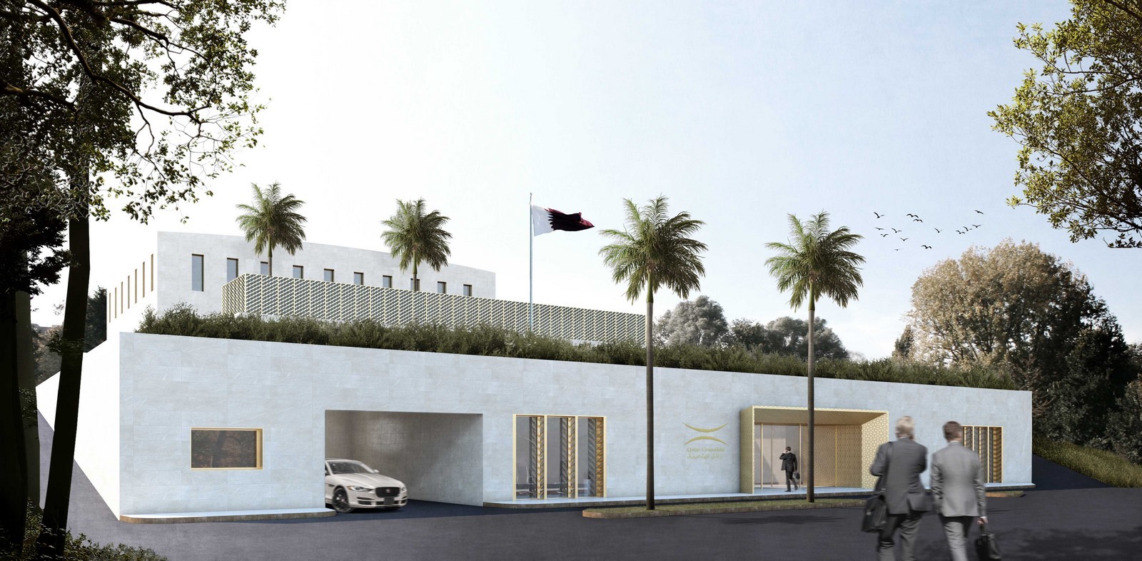New Qatar Embassy in Rome By Aut Aut Architettura - Sheet2