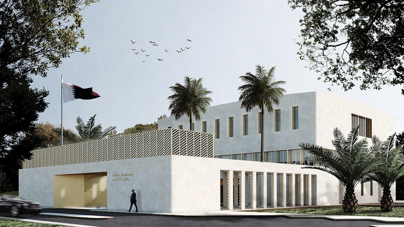 New Qatar Embassy in Rome By Aut Aut Architettura - Sheet3