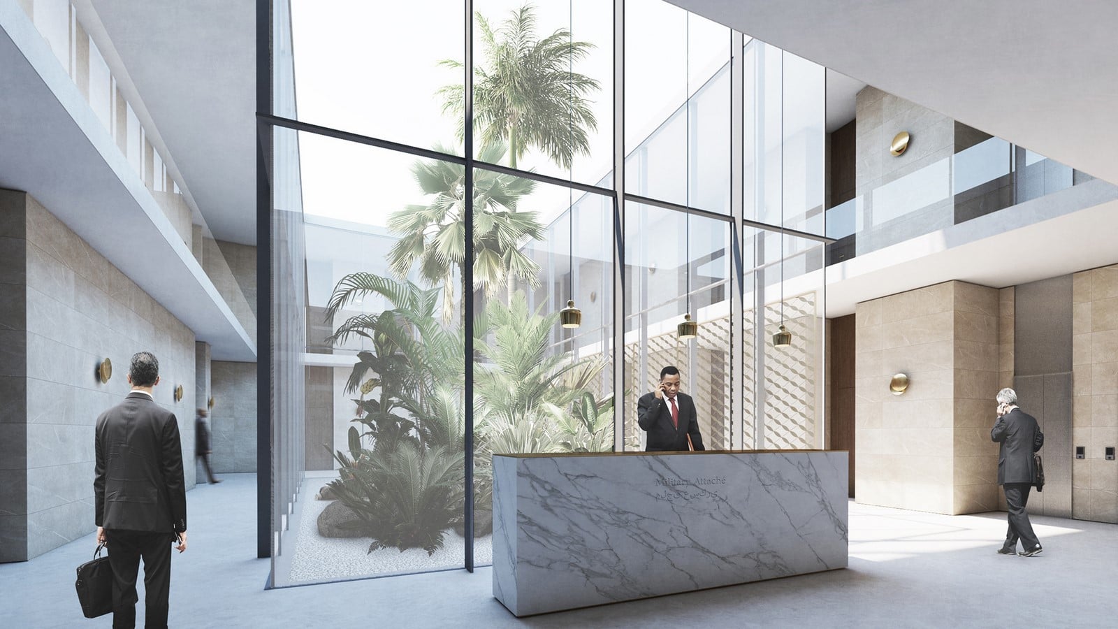 New Qatar Embassy in Rome By Aut Aut Architettura - Sheet4