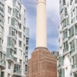 The Iconic Battersea Power Station framed by Frank Gehry’s First Housing Project in the UK - Sheet1