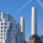 The Iconic Battersea Power Station framed by Frank Gehry’s First Housing Project in the UK - Sheet2