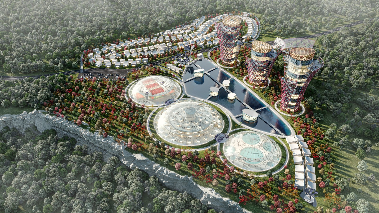 "Eternal Bloom" eco- city, Varna By Moshe Katz Architect - Sheet2