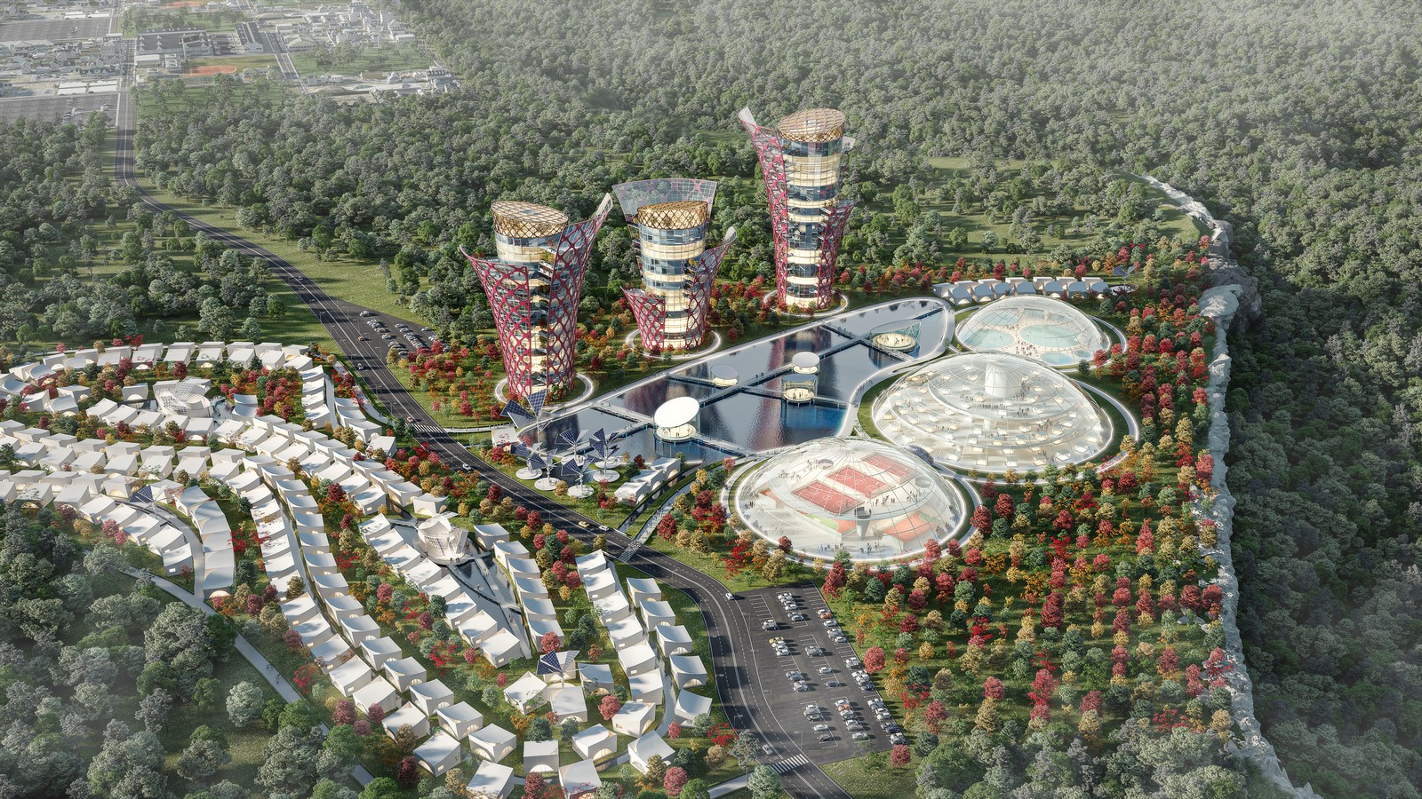 "Eternal Bloom" eco- city, Varna By Moshe Katz Architect - Sheet3