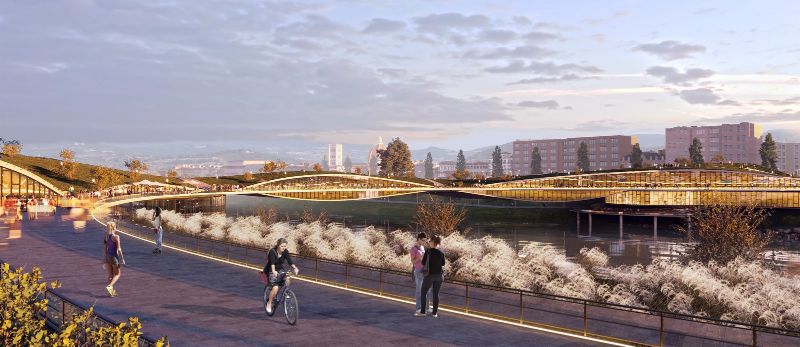 City- Bridge, Florence By Moshe Katz Architect - Sheet3