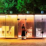 Public Toilet wrapped with White Aluminium Louvres In Central Tokyo by Kashiwa Sato - Sheet1
