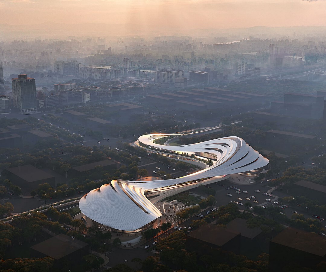 Jinghe New City Culture & Art Centre in China to be designed by Zaha Hadid Architects - Sheet1
