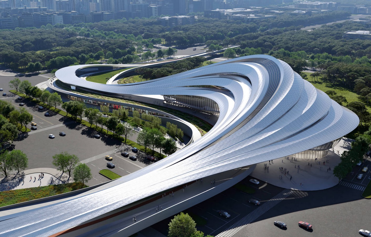 Jinghe New City Culture & Art Centre in China to be designed by Zaha Hadid Architects - Sheet2