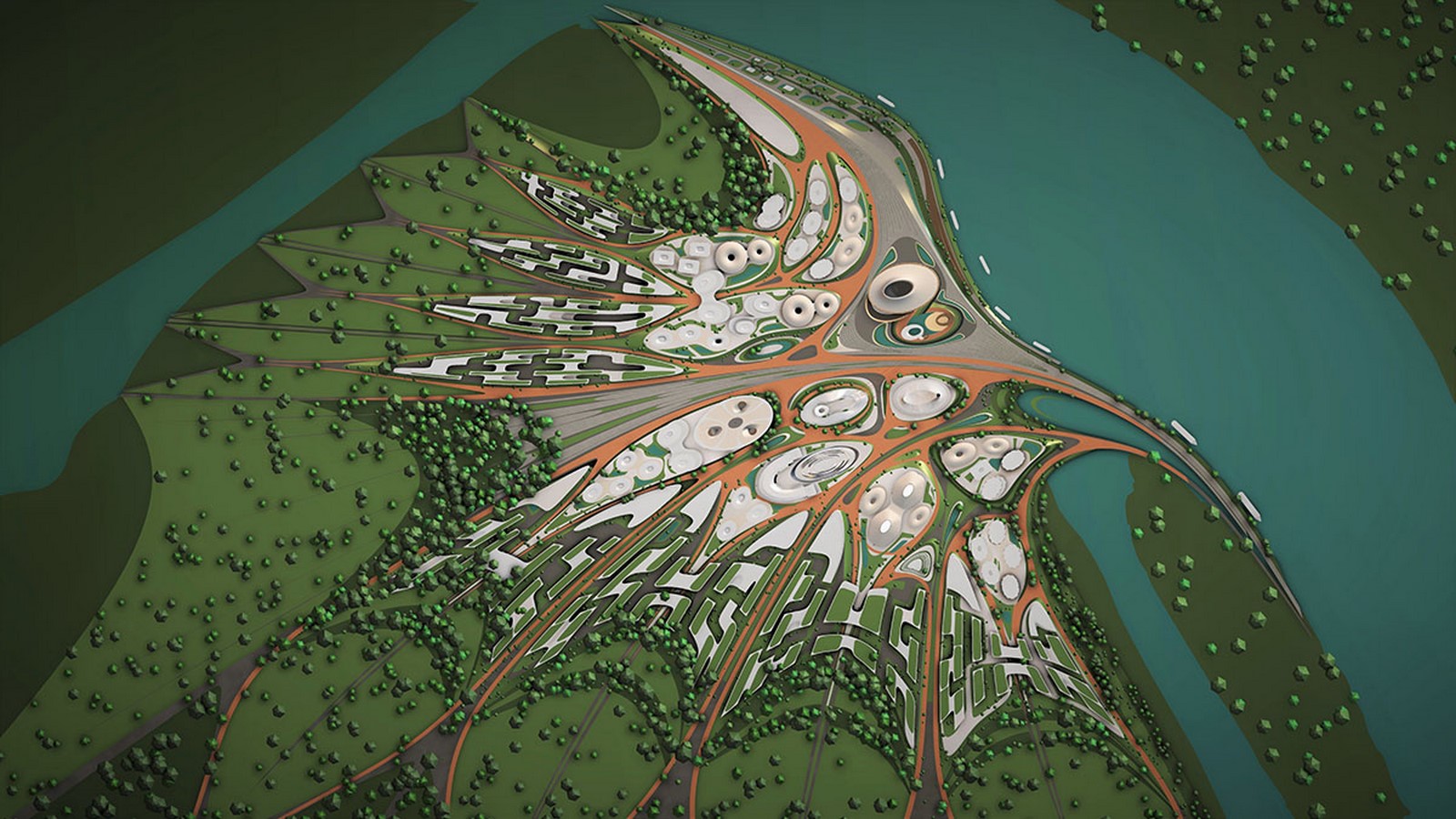 "Cyber-Urban" Metaverse City revealed by Zaha Hadid Architects - Sheet1
