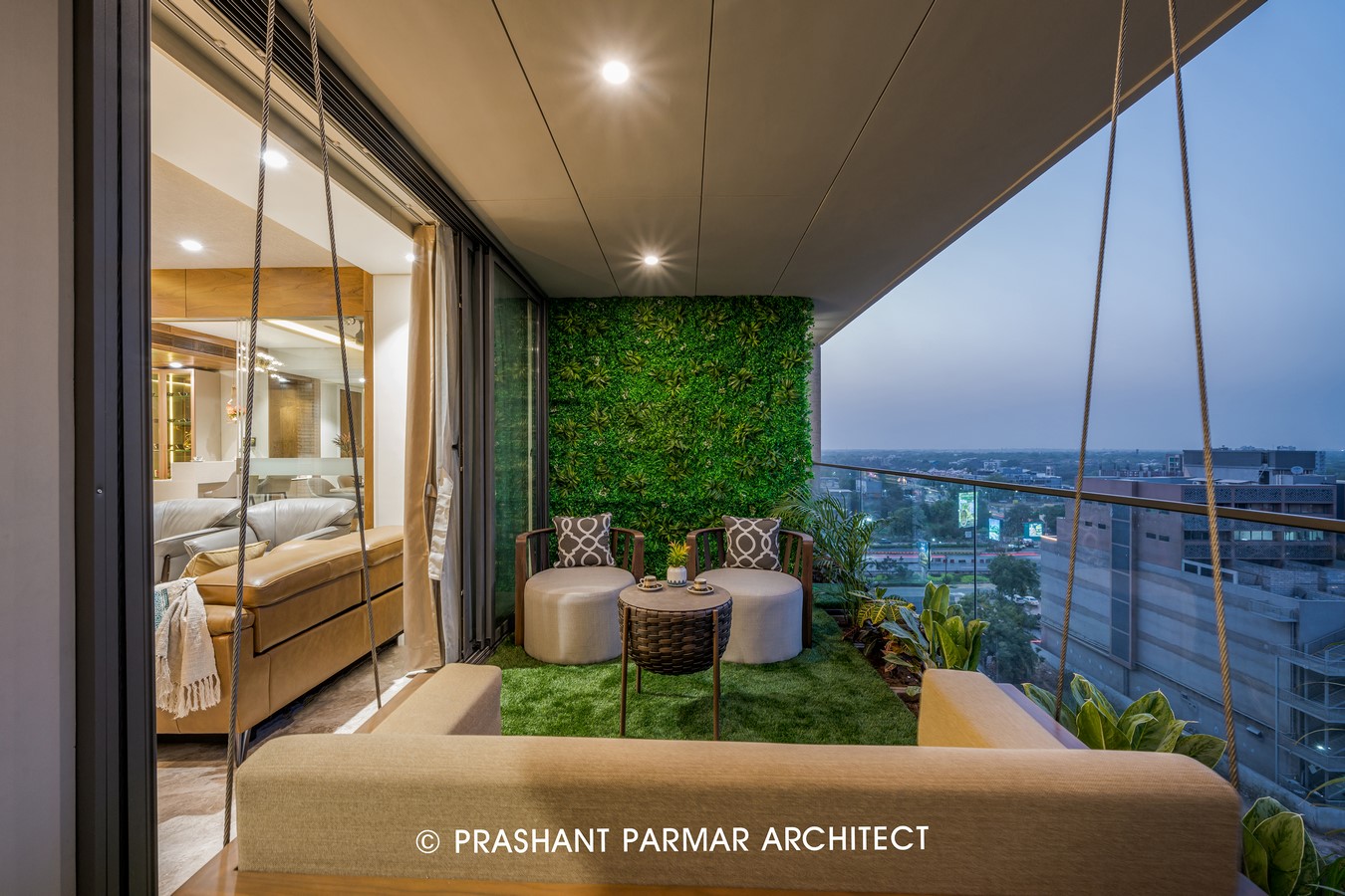 Apartment Interior @ Swati Crimpson at Shilaj, Ahmedabad By Shayona Consultants - Sheet6