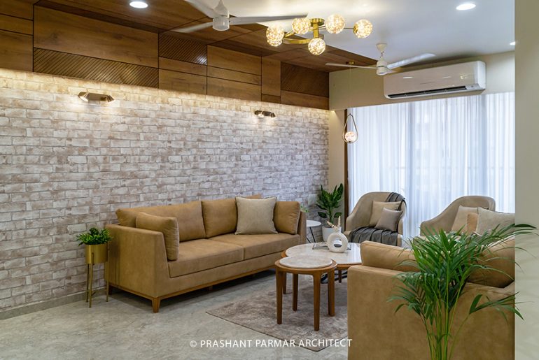 Apartment Interior At Serenity Lavish by Prashant Parmar Architects ...
