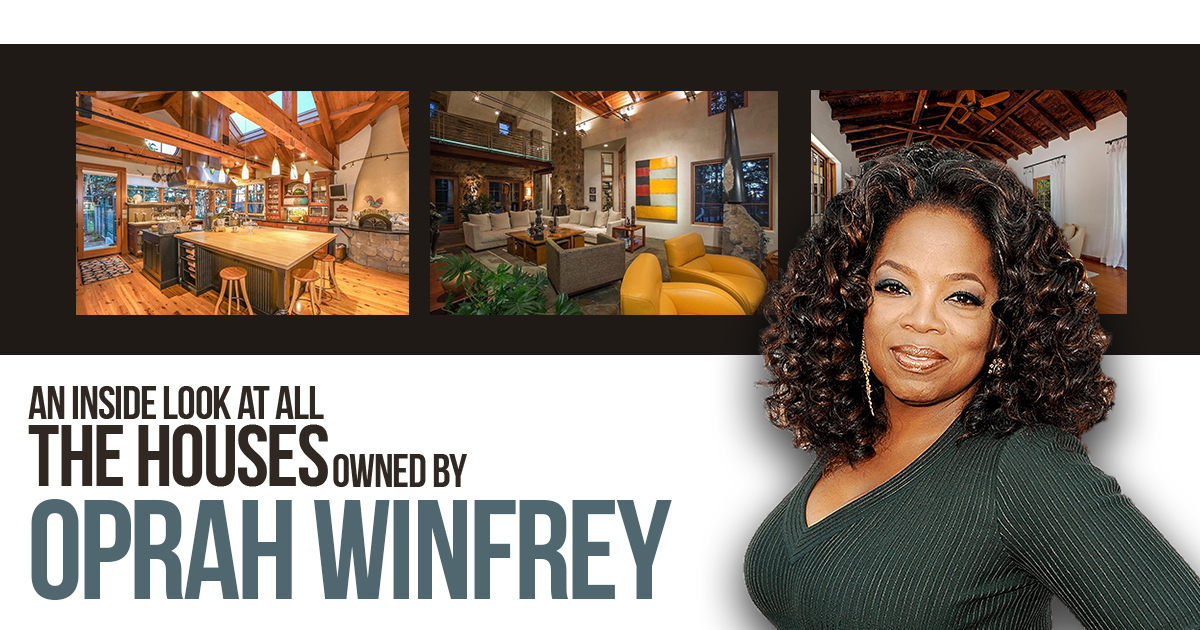 An inside look at all the houses owned by Oprah Winfrey - RTF