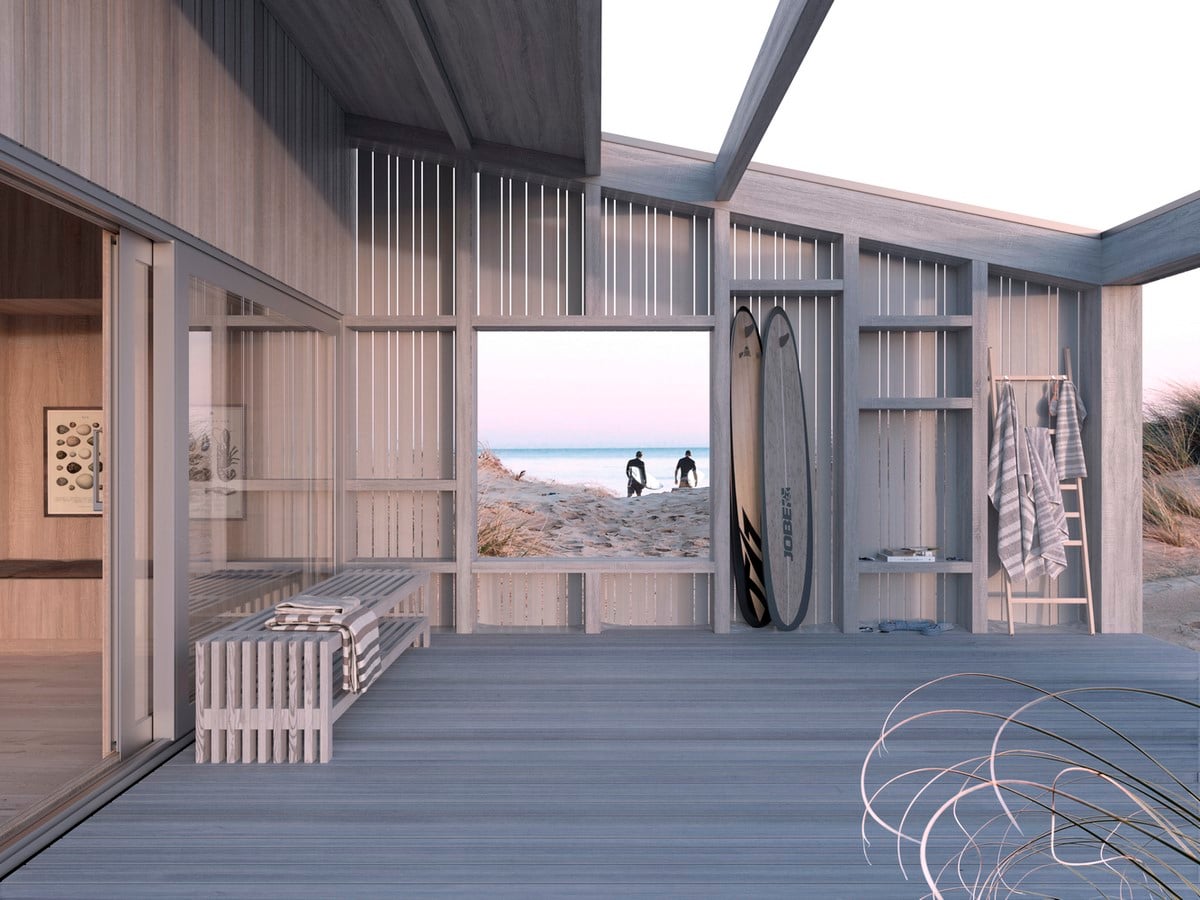 Modular Housing that experiments with natural light through massing_©archdaily