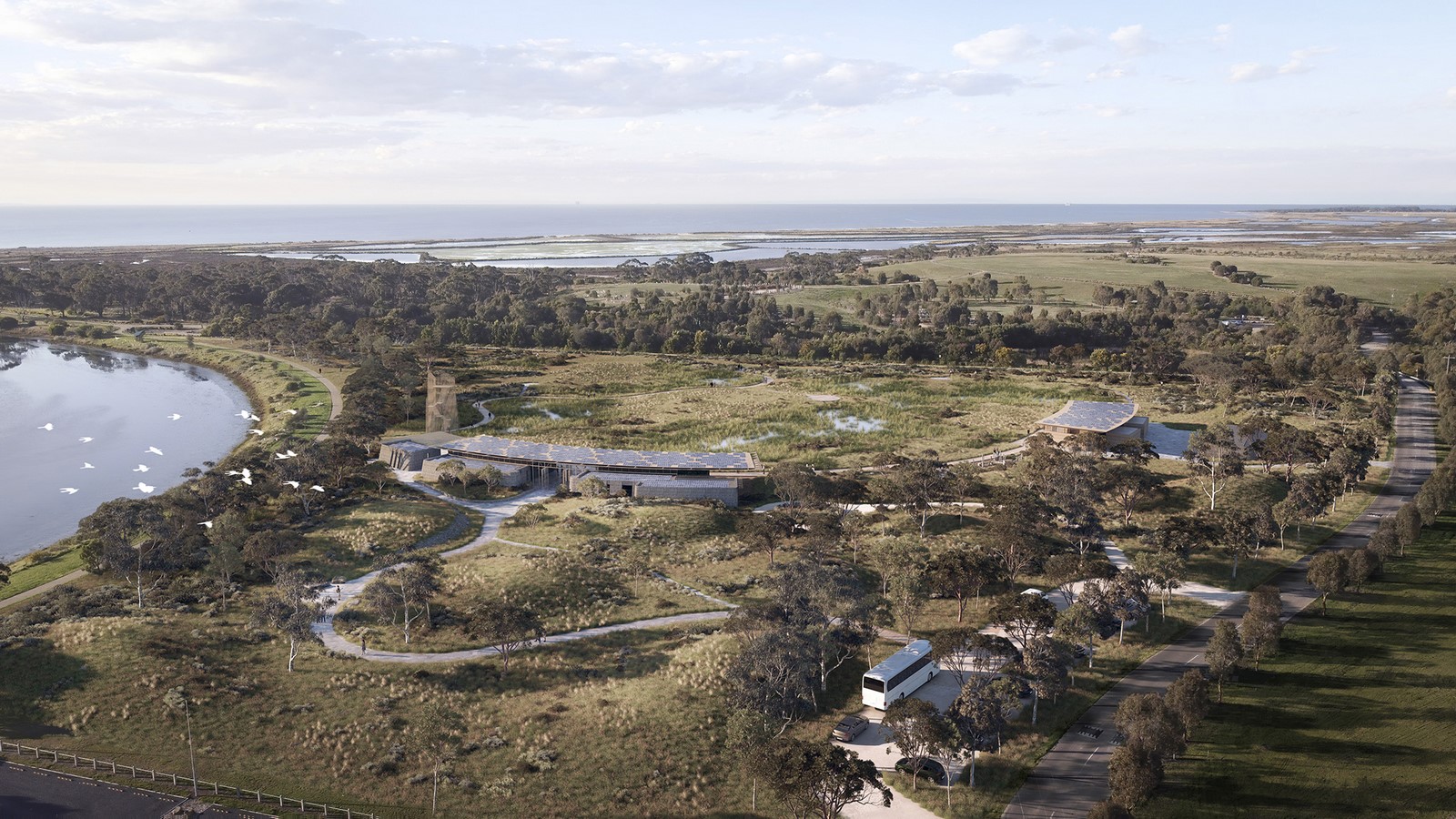 Surroundings of Hobsons Bay Wetlands Center