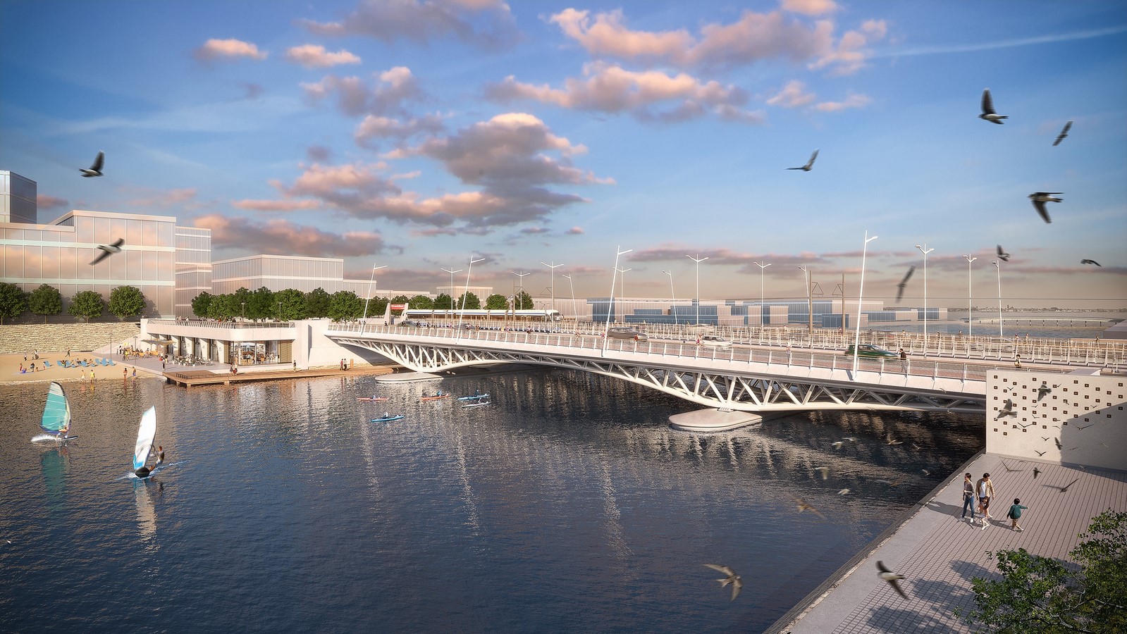 The IJburg Bridges_©Grimshaw Architects