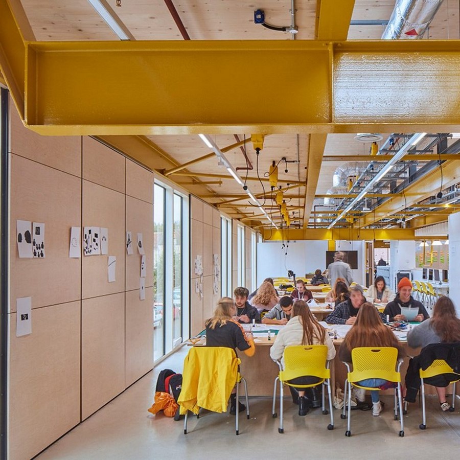 Transformed factory space into Classroom_©RIBA Journal
