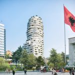Mixed-Use Building in Albania shaped after the country's National Hero unveiled by MVRDV - Sheet1
