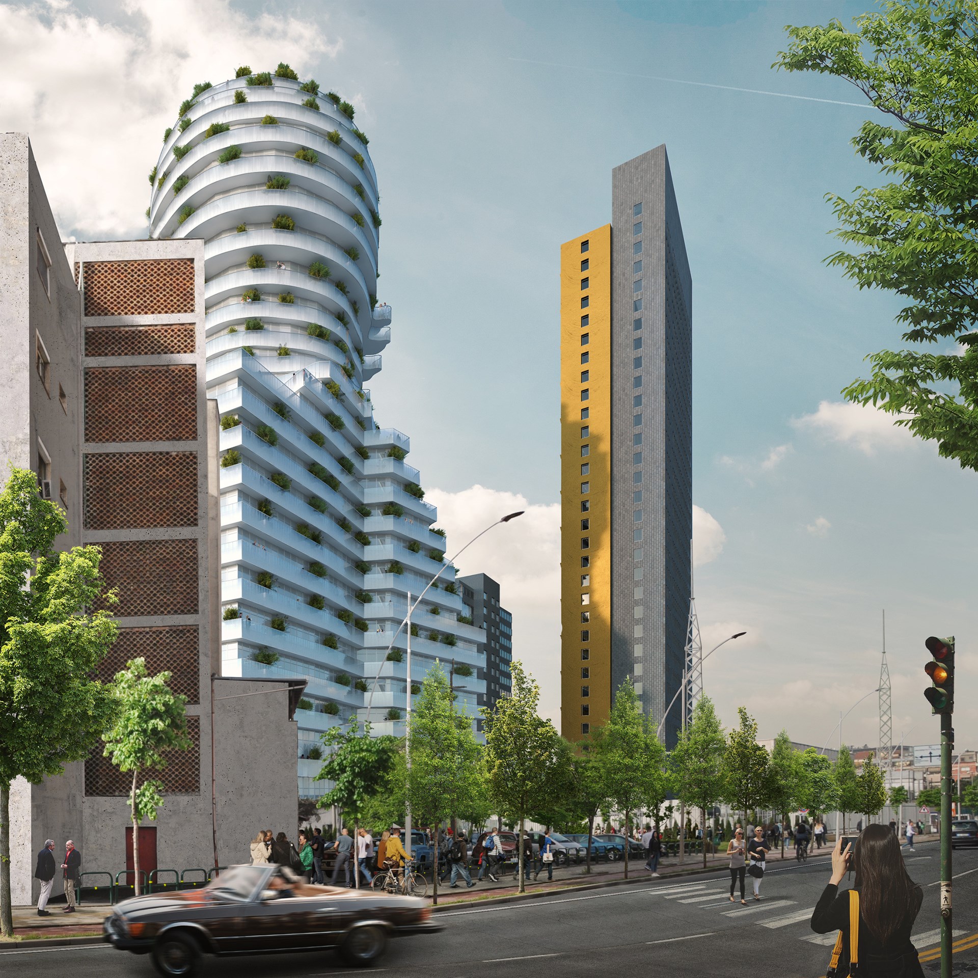 Mixed-Use Building in Albania shaped after the country's National Hero unveiled by MVRDV - Sheet6