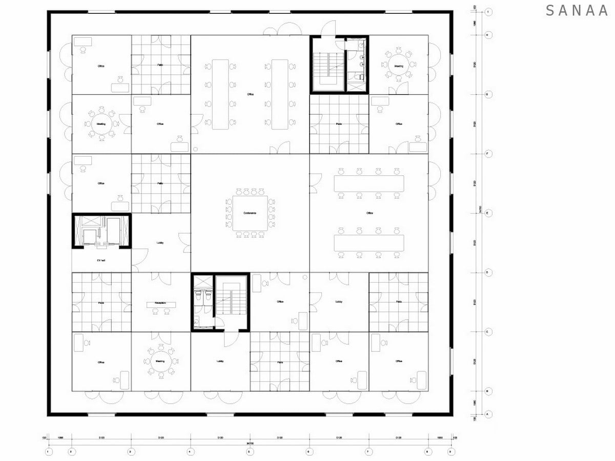 Zollverein School of Management and Design by SANAA: Set inbetween history - Sheet11