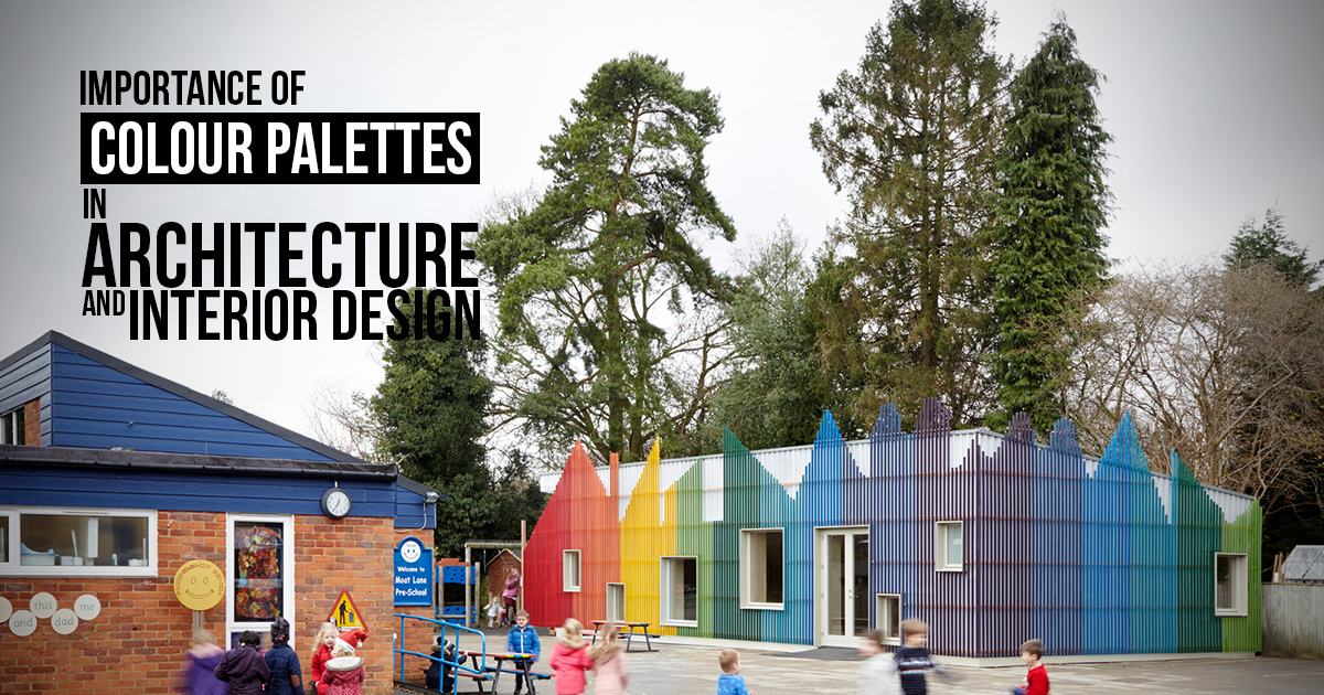 Importance of colour palettes in architecture and interior design