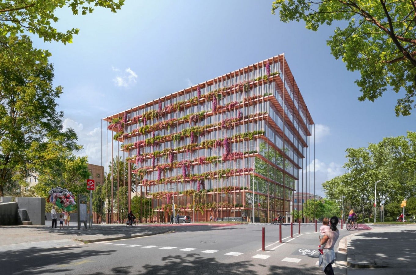 Barcelona Institute of Science and Technology by BIG: A forest of columns - Sheet1