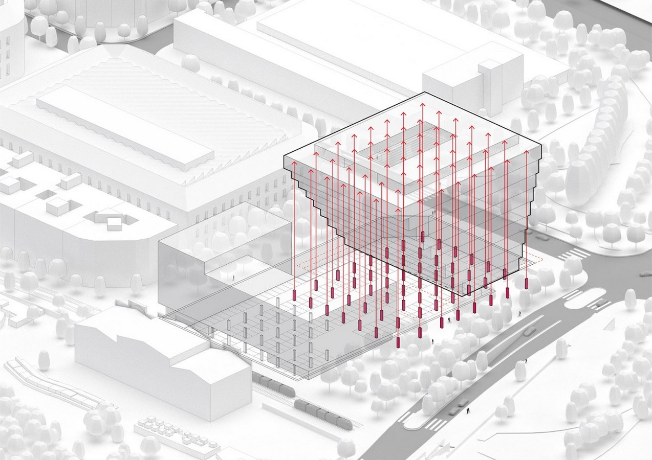 Barcelona Institute of Science and Technology by BIG: A forest of columns - Sheet10