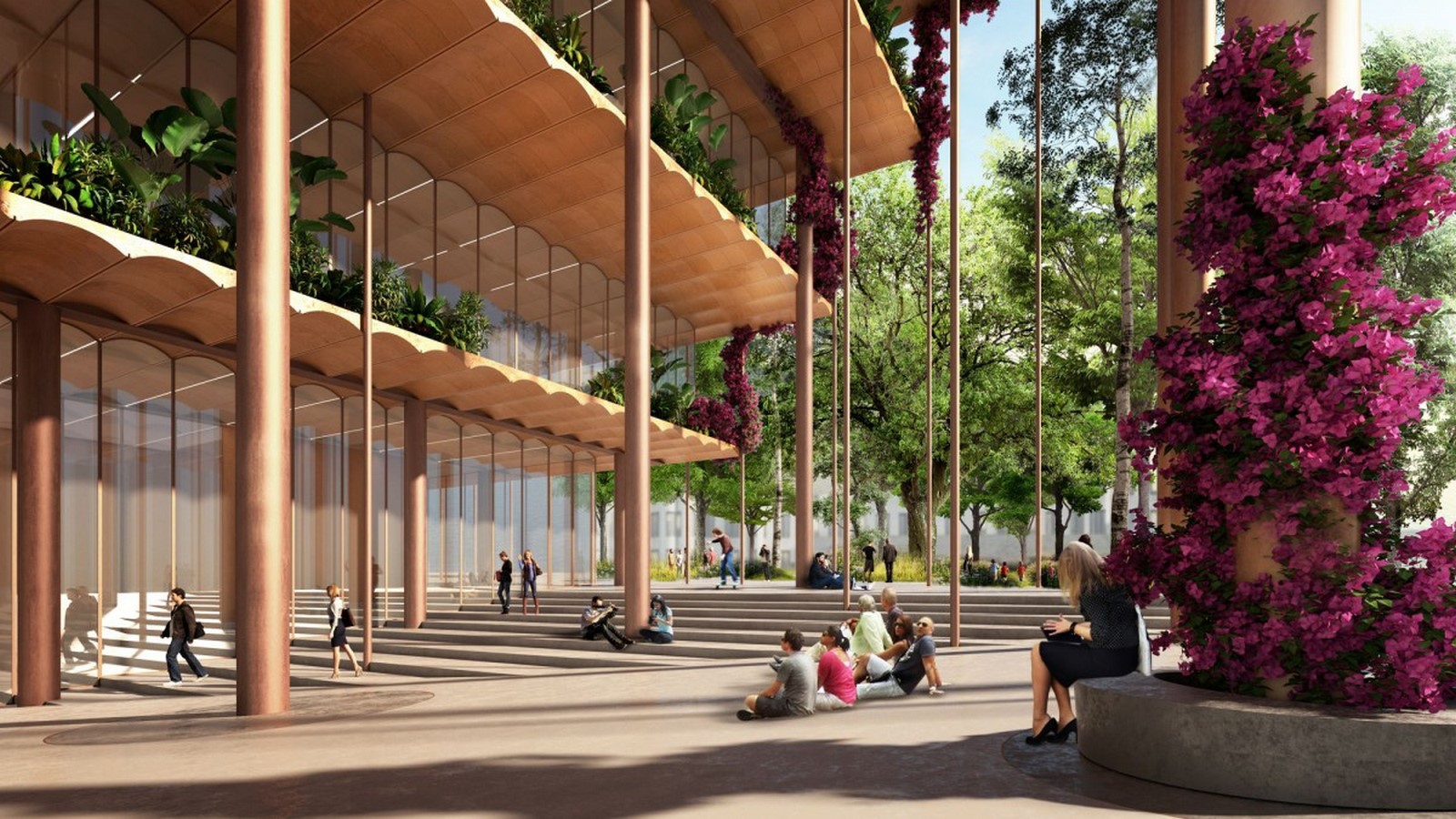 Barcelona Institute of Science and Technology by BIG: A forest of columns - Sheet12