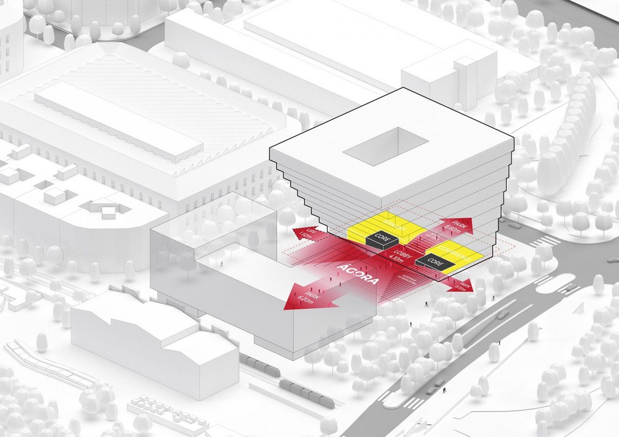 Barcelona Institute of Science and Technology by BIG: A forest of columns - Sheet5