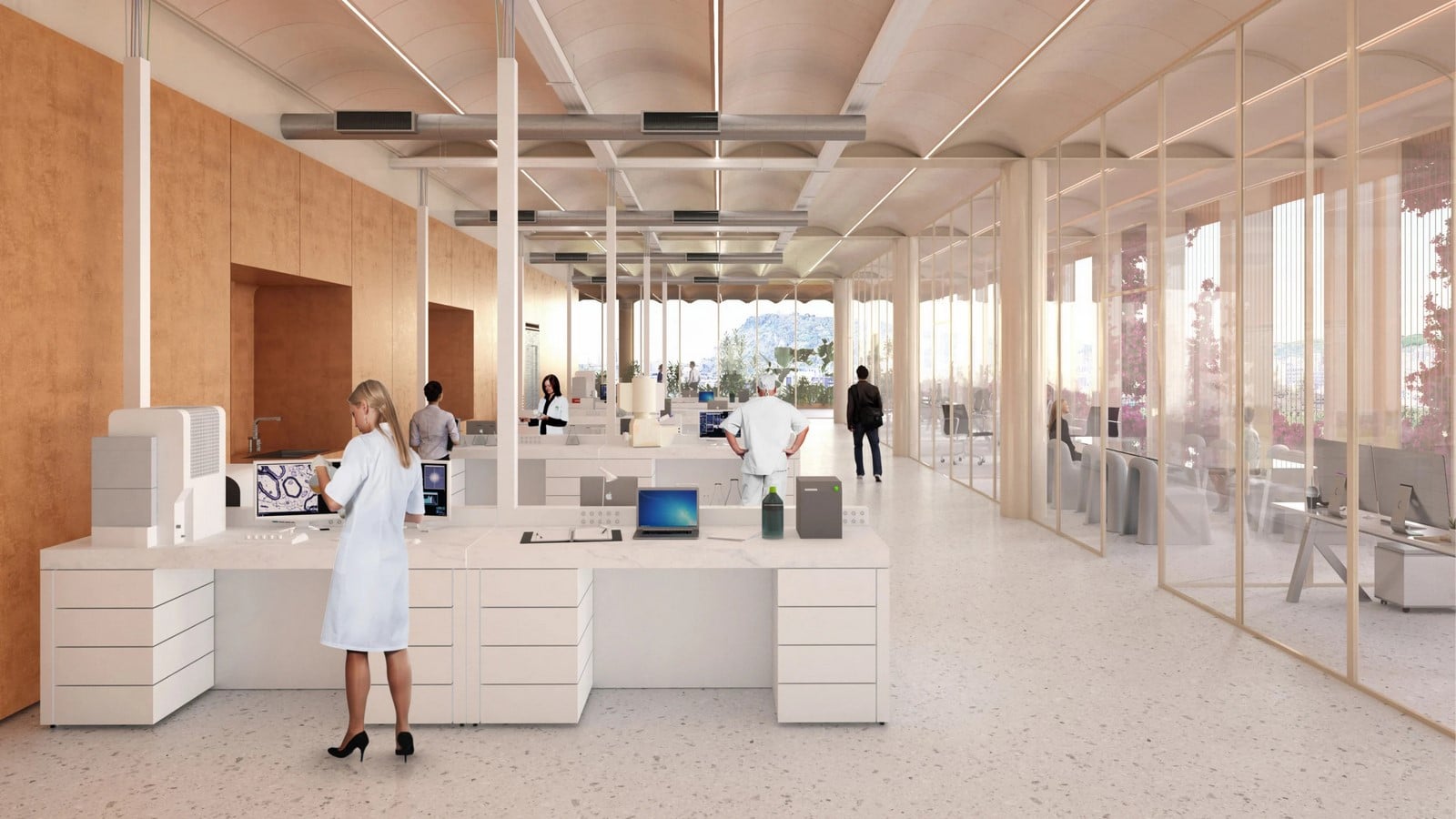 Barcelona Institute of Science and Technology by BIG: A forest of columns - Sheet9