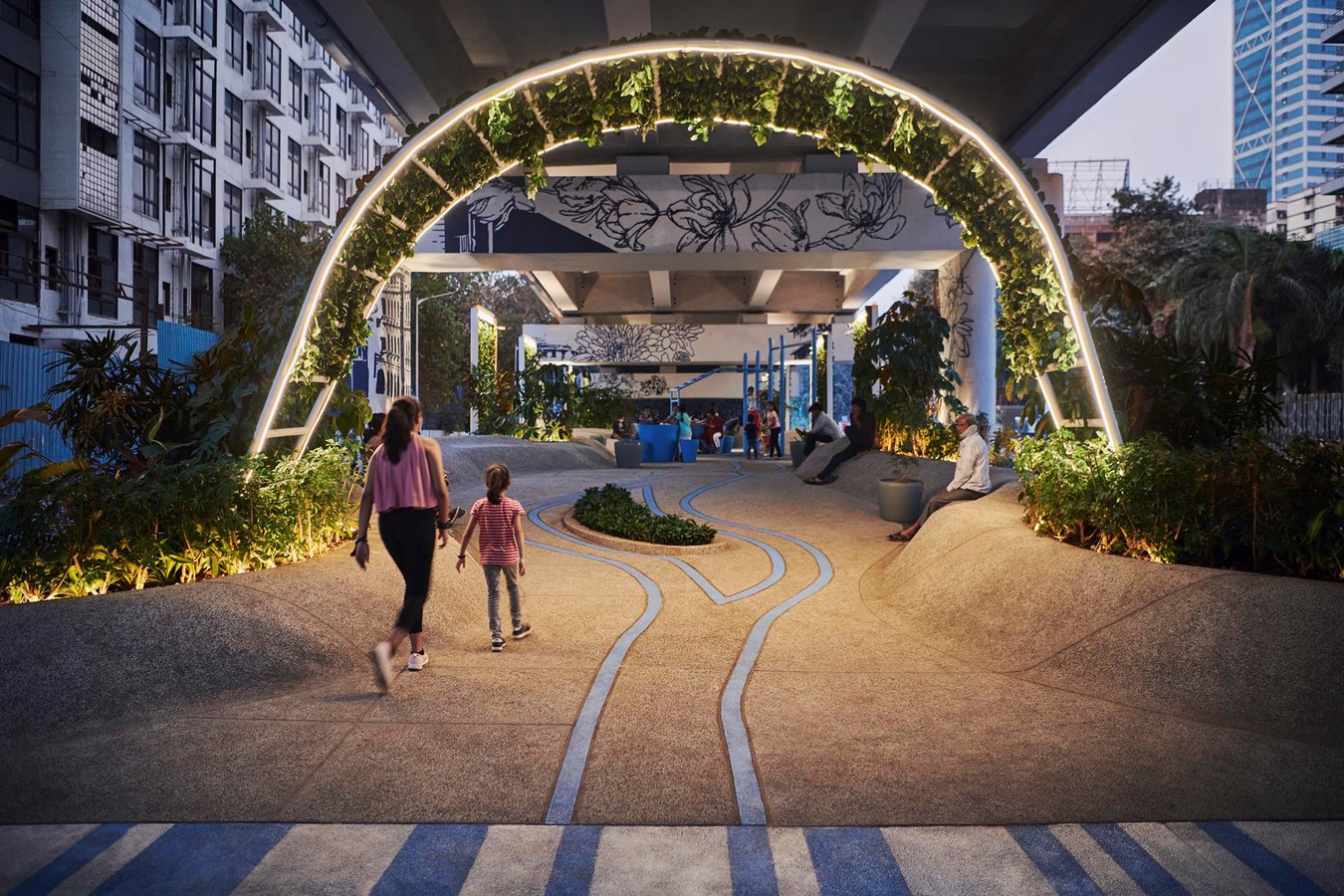 Mumbai's Neglected Space Beneath Flyover to be transformed Into A Community Space by MVRDV And StudioPOD - Sheet3