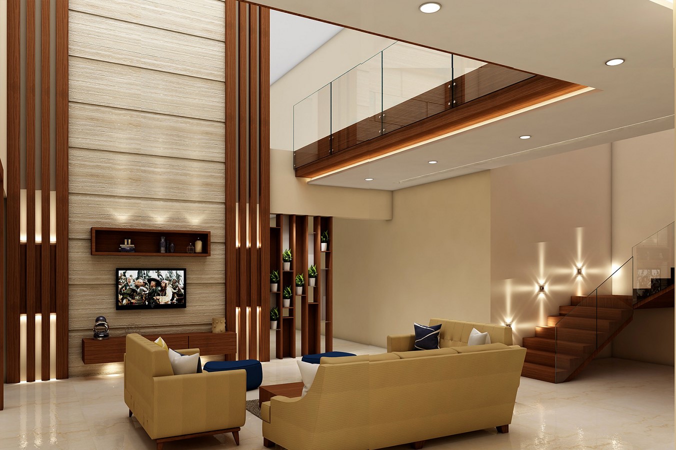 Living room _©http://habitatdesigners.in/portfolio/interiors/Residential/large/RR_Fabricators.jpg