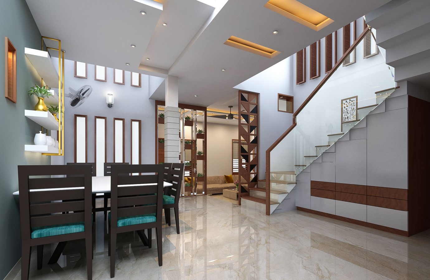 Dining Space_©http://www.interspaze.in/