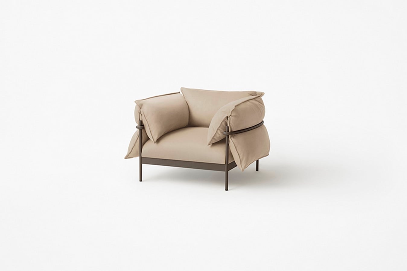 Straddle Single armchair_©nendo.jp
