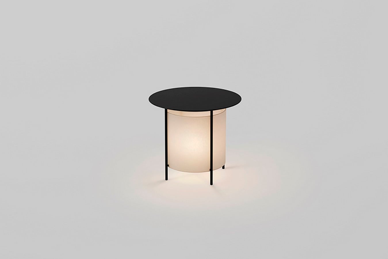 Andon lantern table-Circular_©nendo.jp