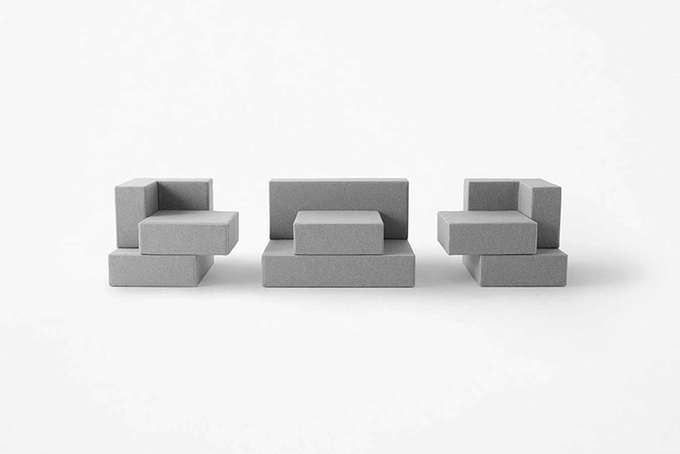 Soft Brick: Staggered arrangement_©nendo.jp
