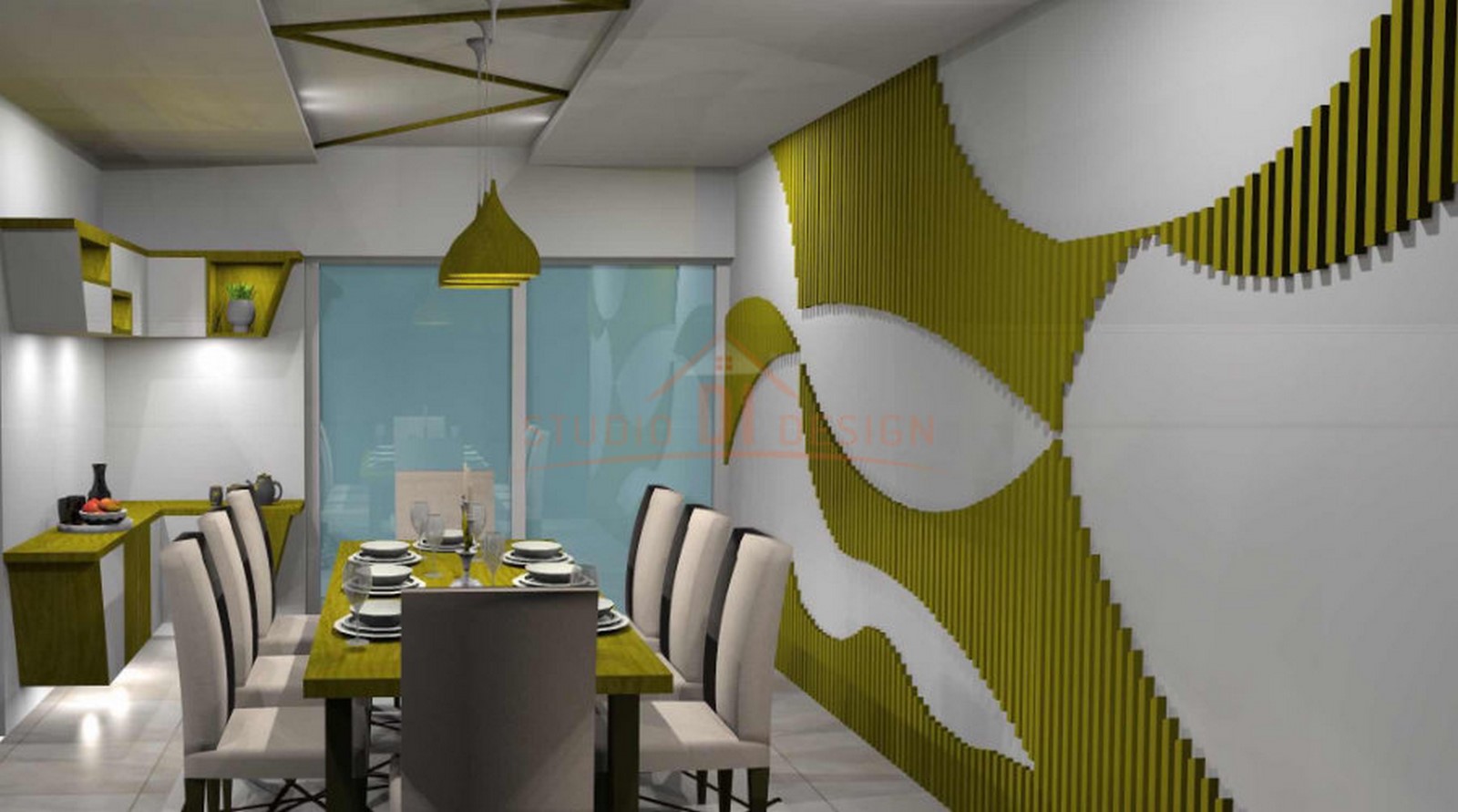 Dining_©https://studiodidesign.com/projects/4bhk-3d/
