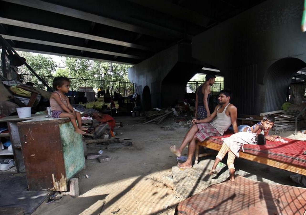 The changing environment under the flyover - Sheet4