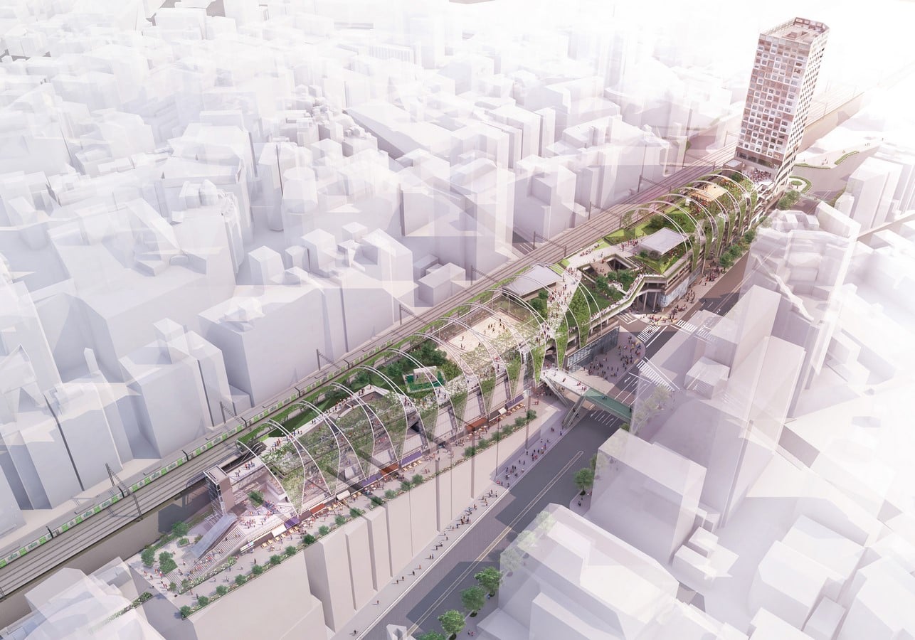 Miyashita Park by Nikken Sekkei: A park of urban relaxation and activity - Sheet1